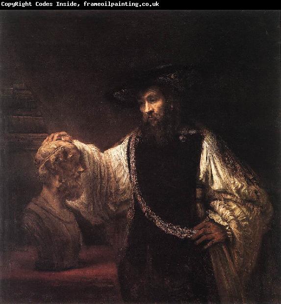 REMBRANDT Harmenszoon van Rijn Aristotle with a Bust of Homer  jh
